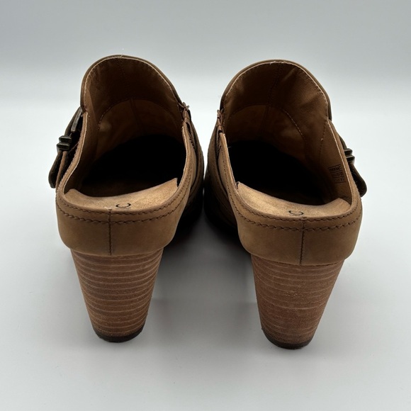 Vionic Cheyenne Mules Clog 9 Wide Bootie Brown Suede - Picture 4 of 10